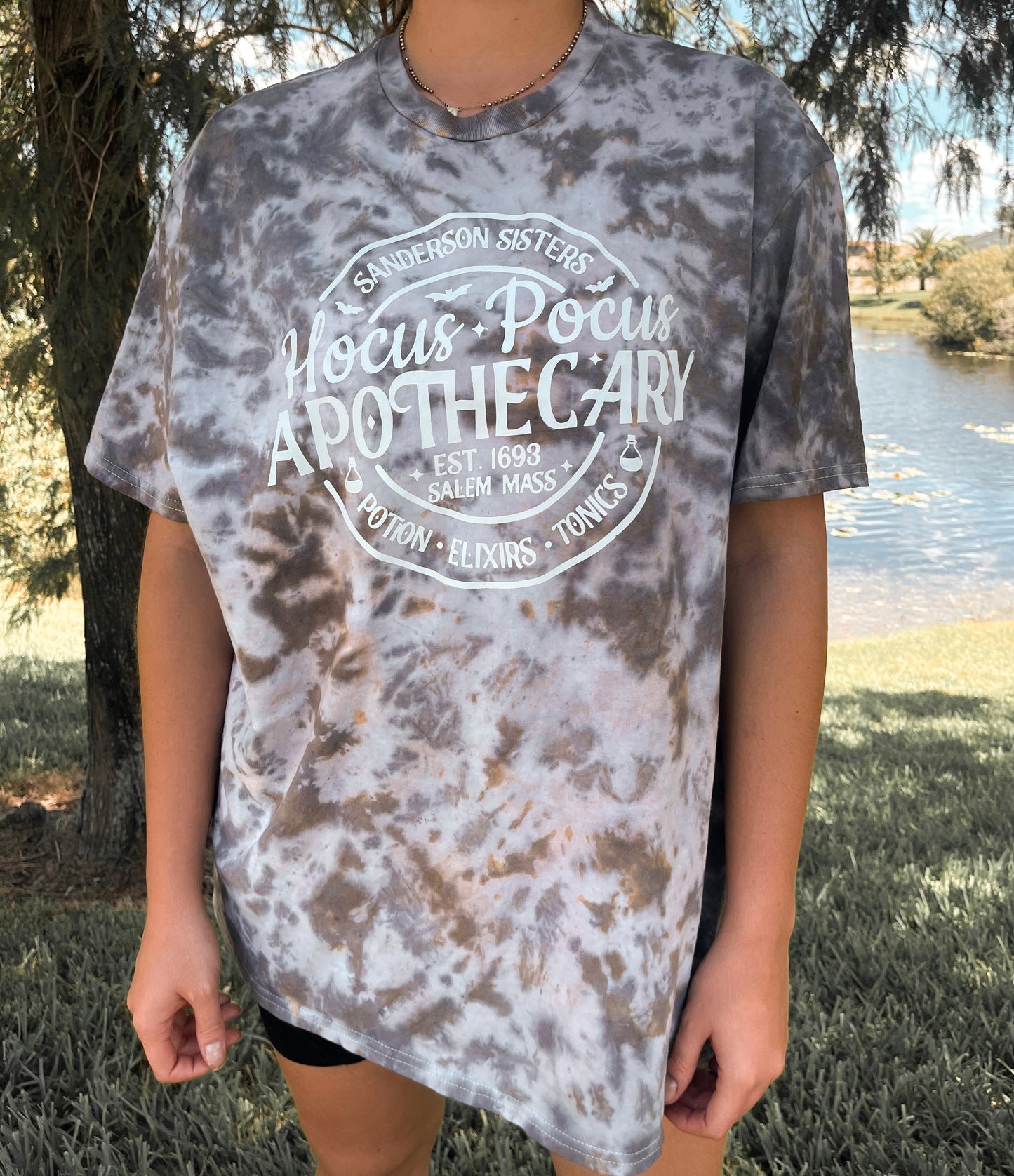 Hocus Pocus Sanderson Sisters Soft Tie Dye Short Sleeve