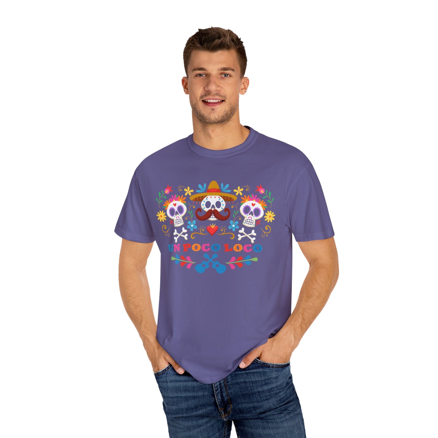Un Poco Loco Coco Unisex Garment-Dyed T-shirt - The Bold Designer