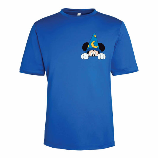 Sorcerer Mickey-Inspired 50+ UPF Unisex Dri-Fit Performance Short Sleeve Shirt