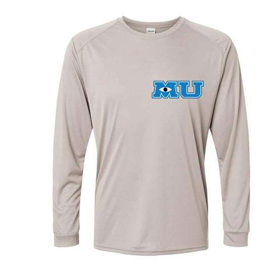 Monster University MonsterInc-Inspired 50+ UPF Unisex Dri-Fit Long Sleeve Shirt