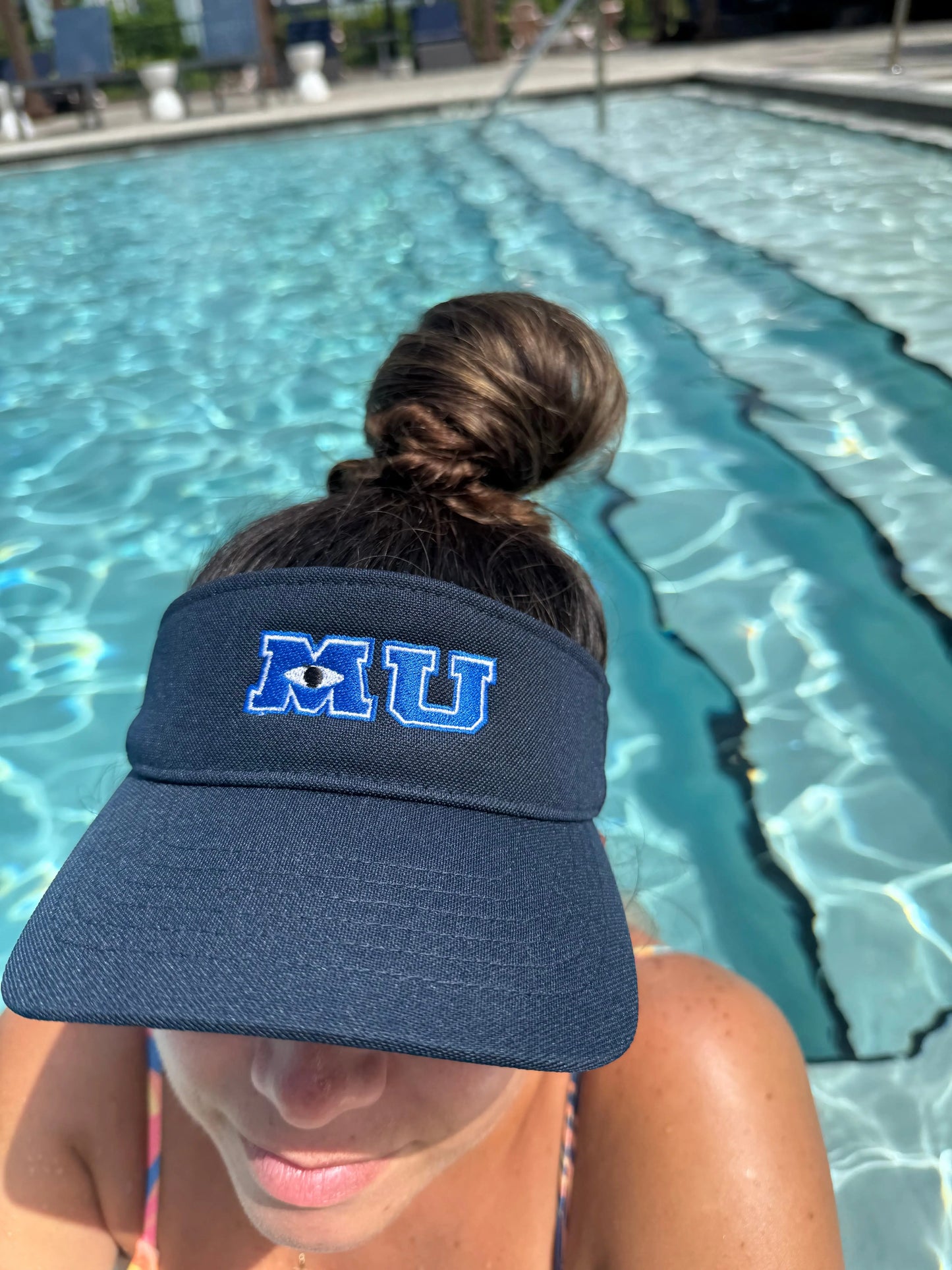 Monster University Embroidery Visor, Theme Park Inspired Disney Visor