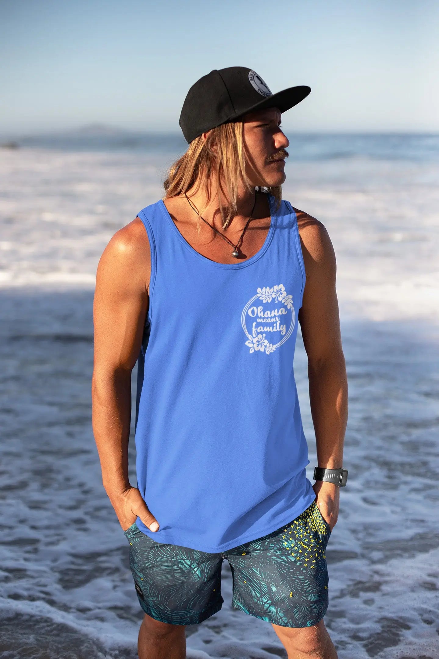 Ohana Means Family Stitch Summer Tank Top