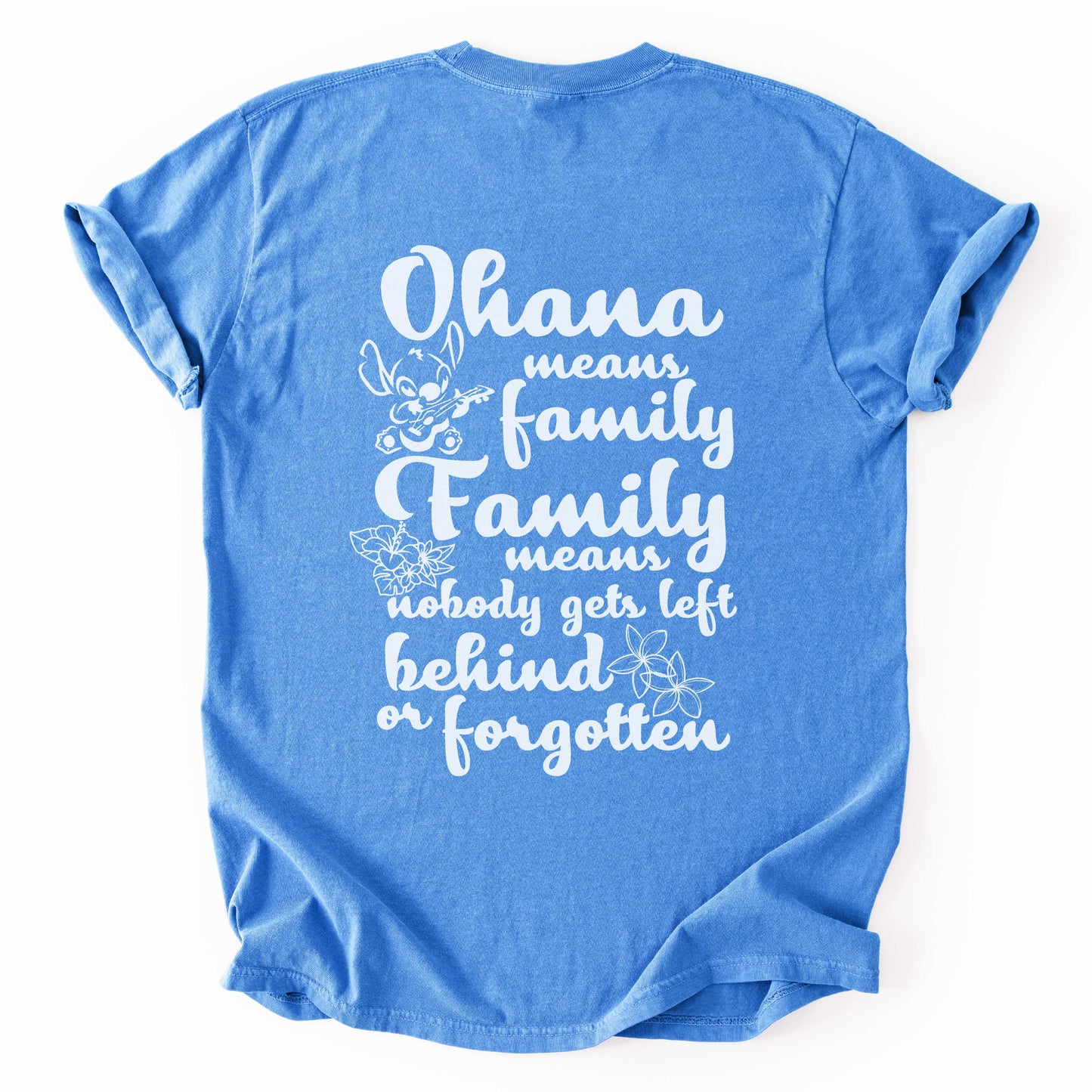 Ohana Means Family Youth Comfort Colors Shirt – Disney Stitch Inspired