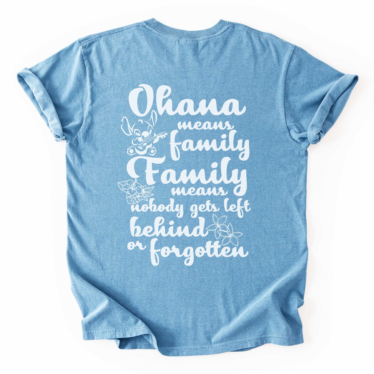 Ohana Means Family Youth Comfort Colors Shirt – Disney Stitch Inspired