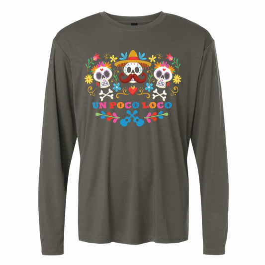 Un Poco Loco Coco-Inspired 40+ UPF Unisex Dri-Fit Performance Long Sleeve Shirt