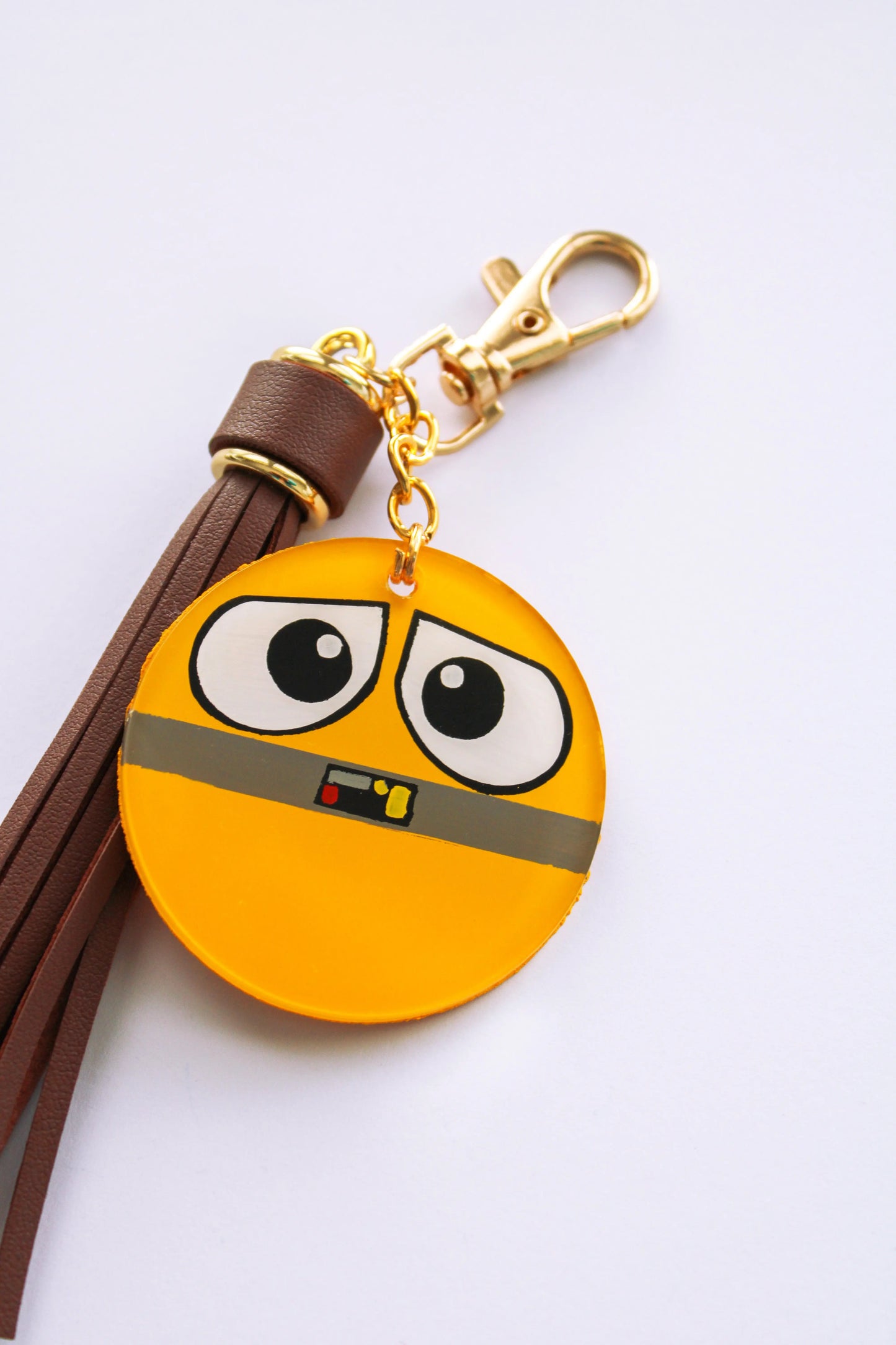 Wall-E Acrylic Hand Painted Back Keychain, Disney Bag Charm