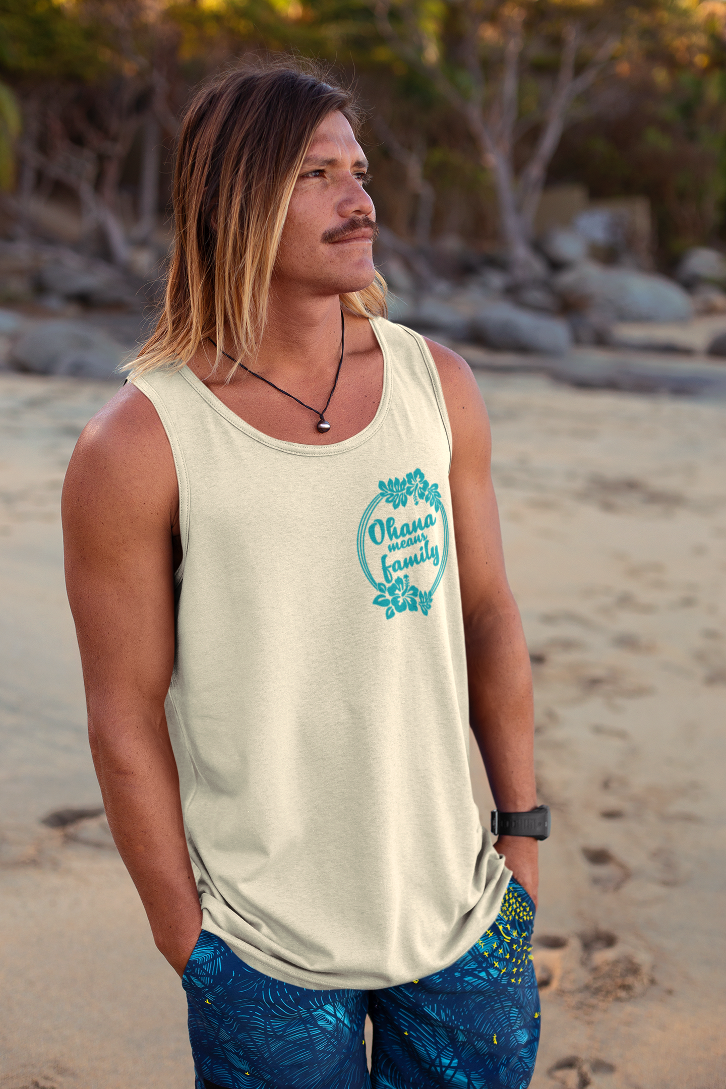 Ohana Means Family Stitch Summer Tank Top - The Bold Designer