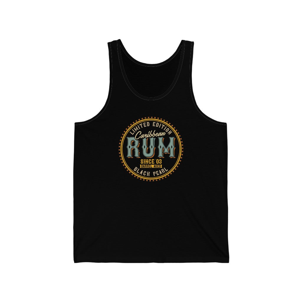 Pirates Caribbean Rum Black Pearl Edition Unisex Jersey Tank