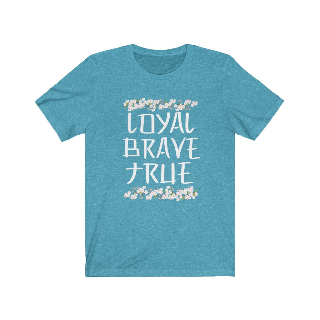Mulan, Loyal Brave True Flowers Shirt