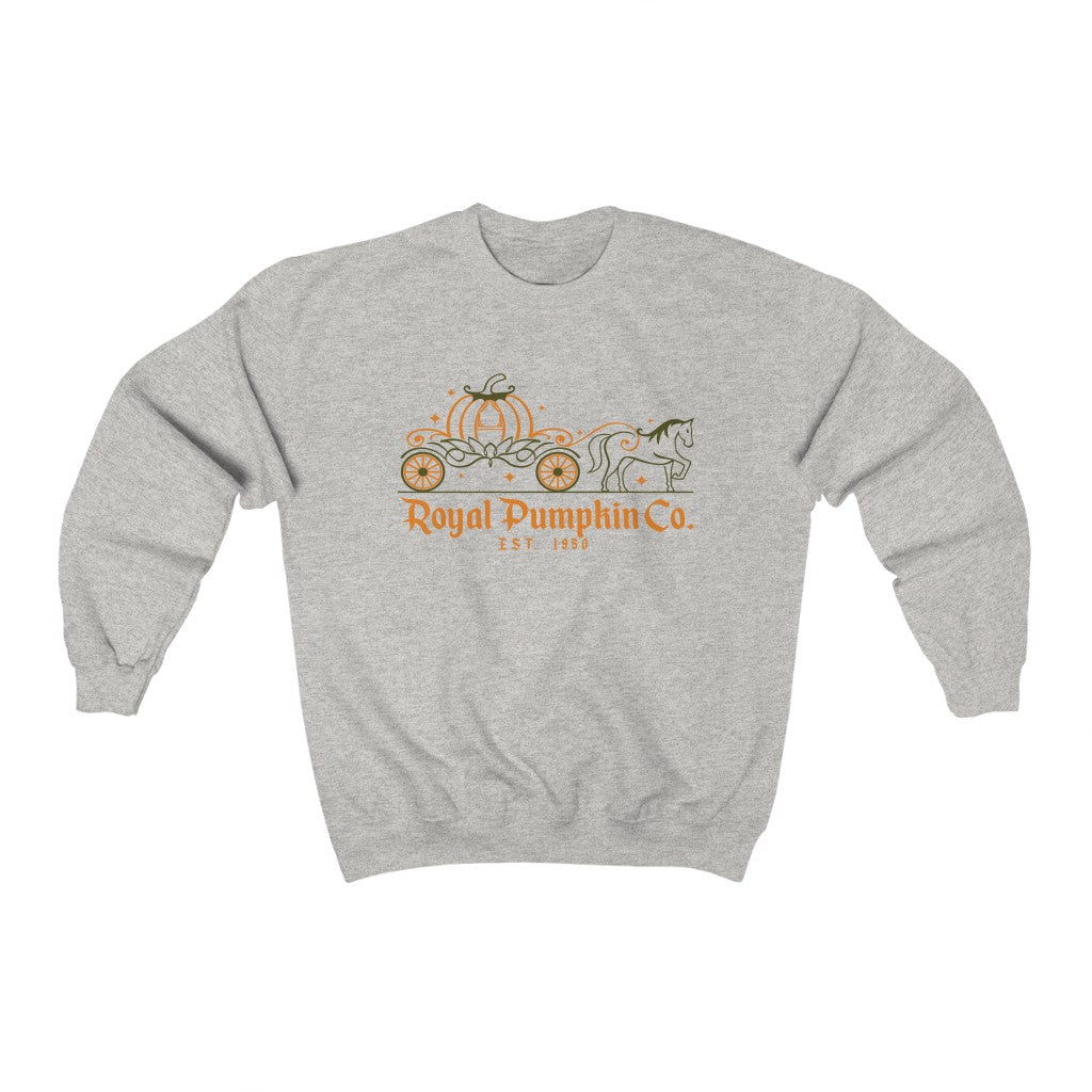 Royal Pumpkin Co Cinderella Fall Heavy Blend™ Crewneck Sweatshirt - The Bold Designer