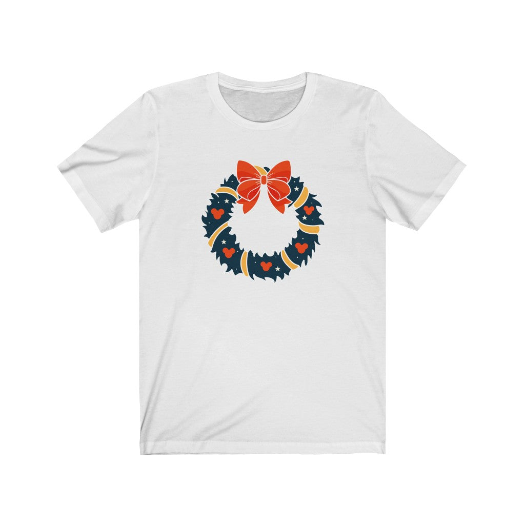 Mickey Christmas Wreath Shirt - The Bold Designer