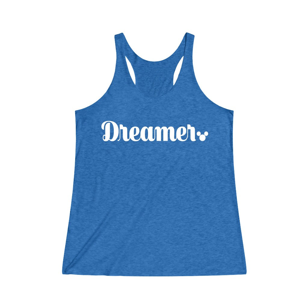 Dreamers Tri-Blend Racerback Tank Top - The Bold Designer