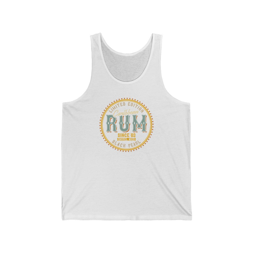 Pirates Caribbean Rum Black Pearl Edition Unisex Jersey Tank