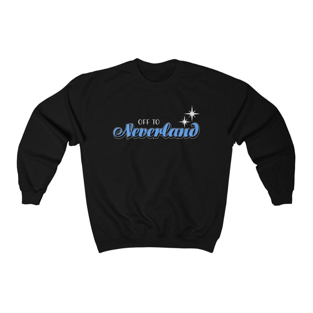 Off to Neverland Heavy Blend™ Crewneck Sweatshirt - The Bold Designer