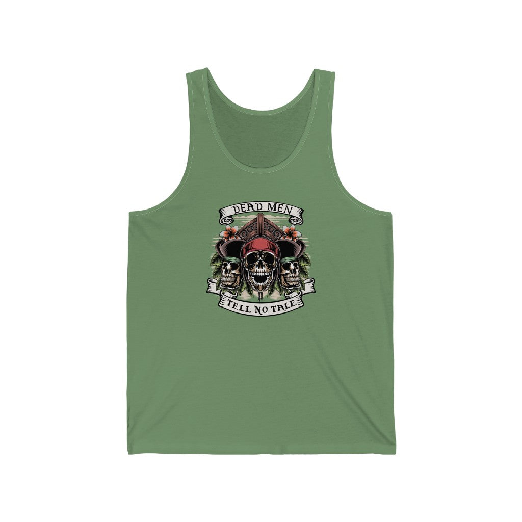 Dead Men Tell No Tale Pirates of the Caribbean Unisex Jersey Tank Top