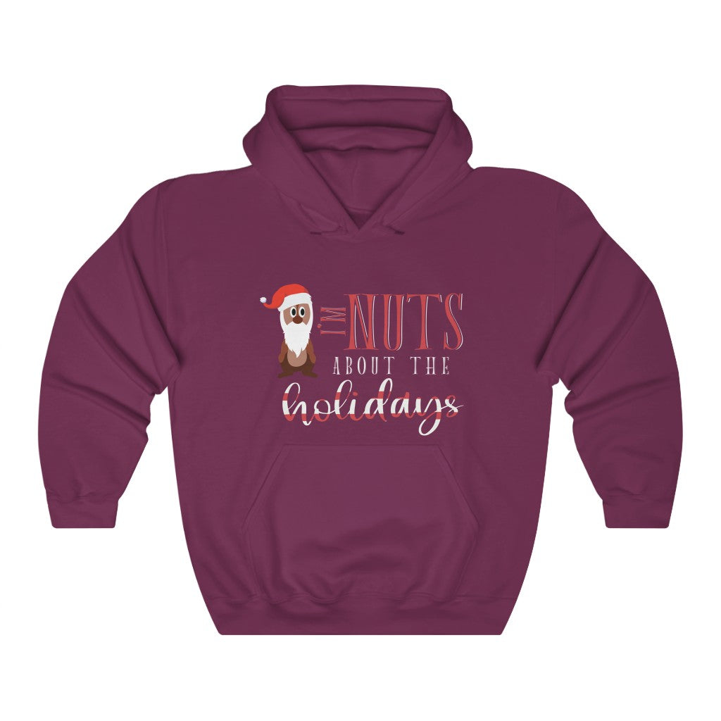 I'm Nuts About The Holidays Chip and Dale Christmas Hooded Sweatshirt