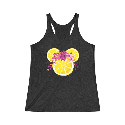 Lemonade Mouse Flower and Garden Festival Tri-Blend Racerback Tank