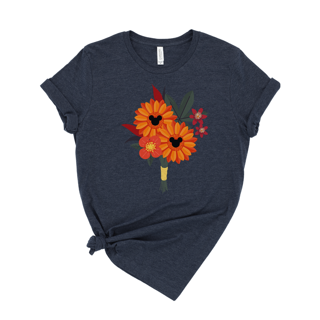Flower Arranagement Mickey Fall Autumn Shirt