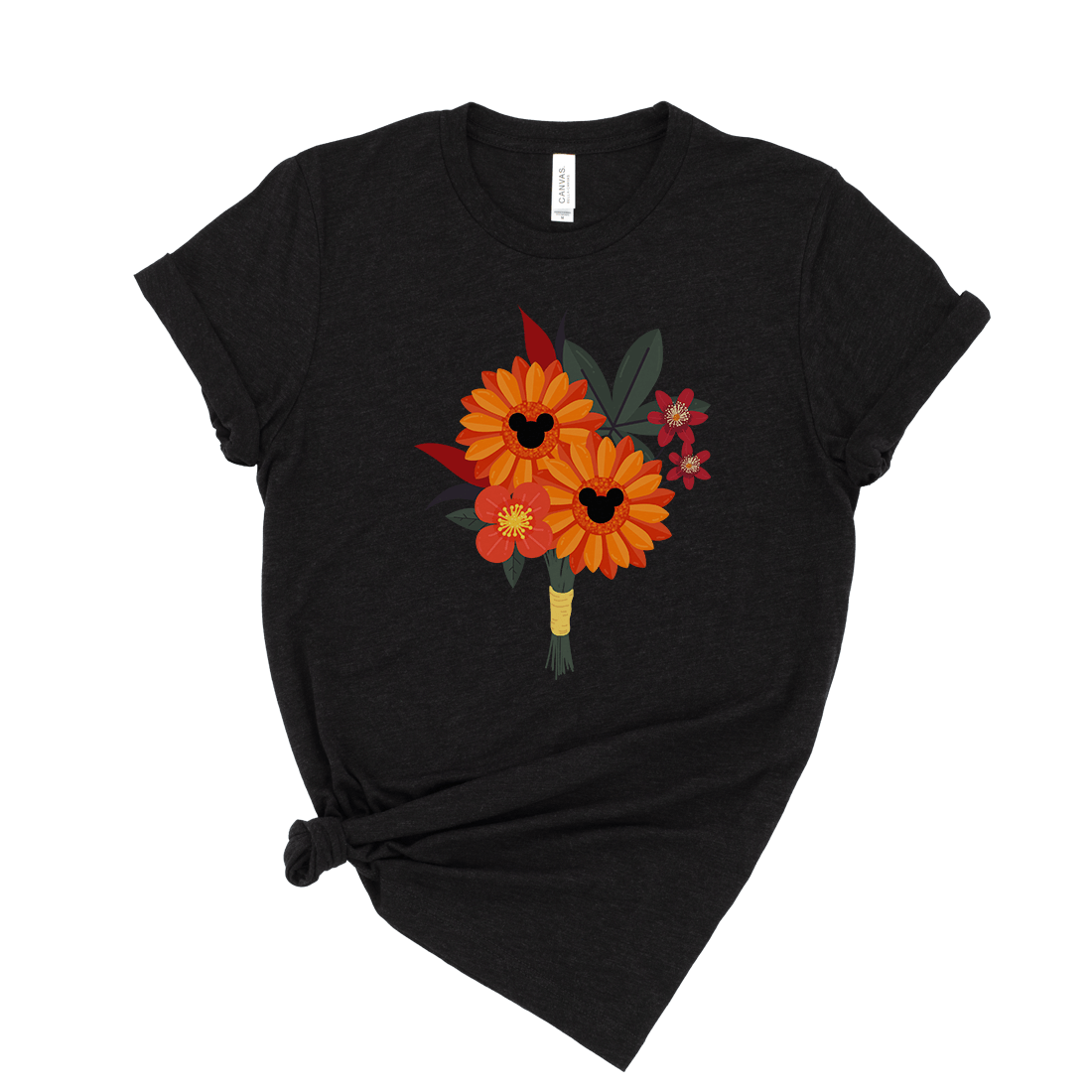 Flower Arranagement Mickey Fall Autumn Shirt