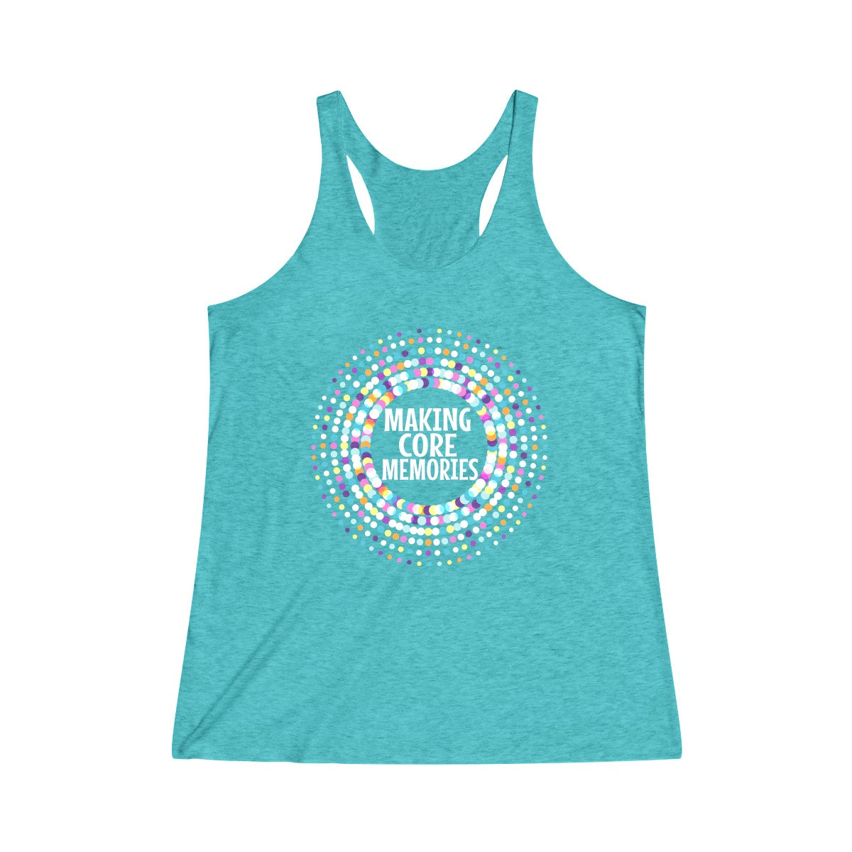 Making Core Memories Tri-Blend Racerback Tank