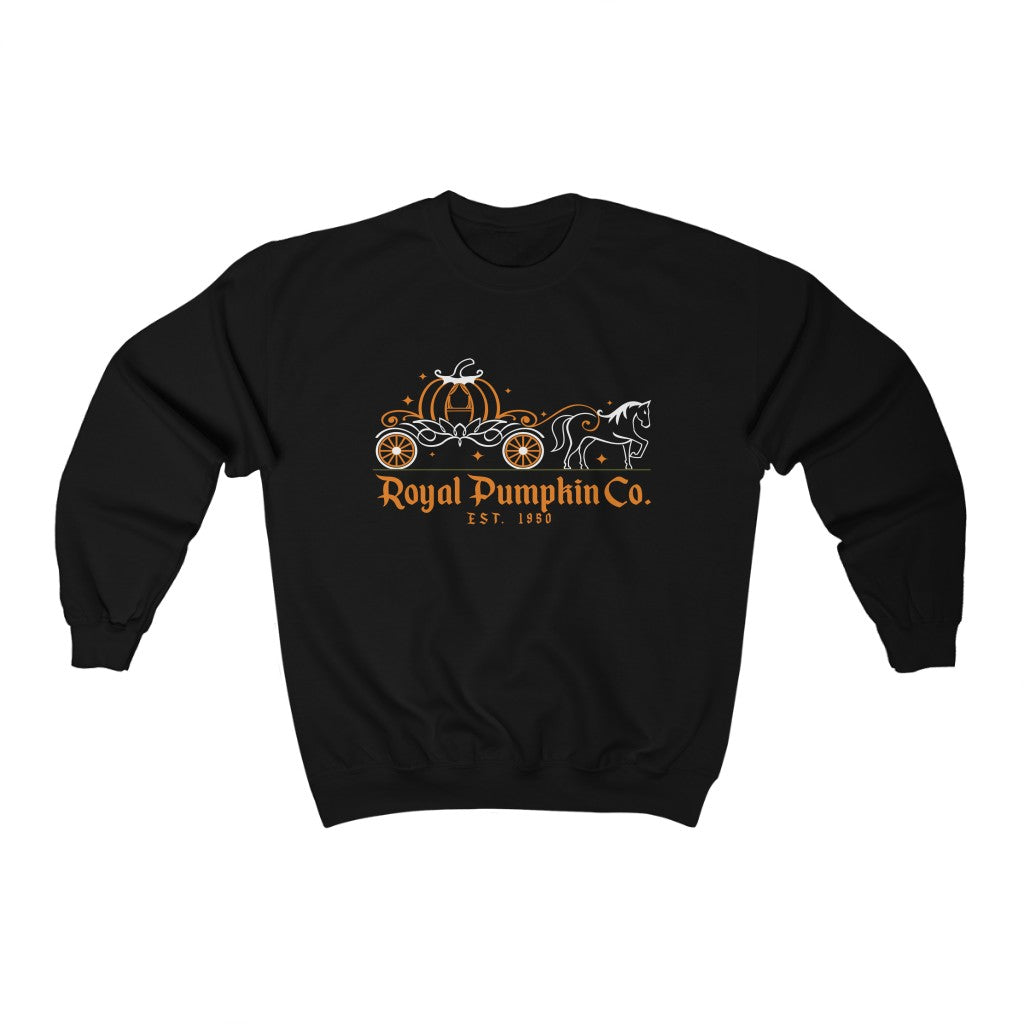 Royal Pumpkin Co Cinderella Fall Heavy Blend™ Crewneck Sweatshirt - The Bold Designer
