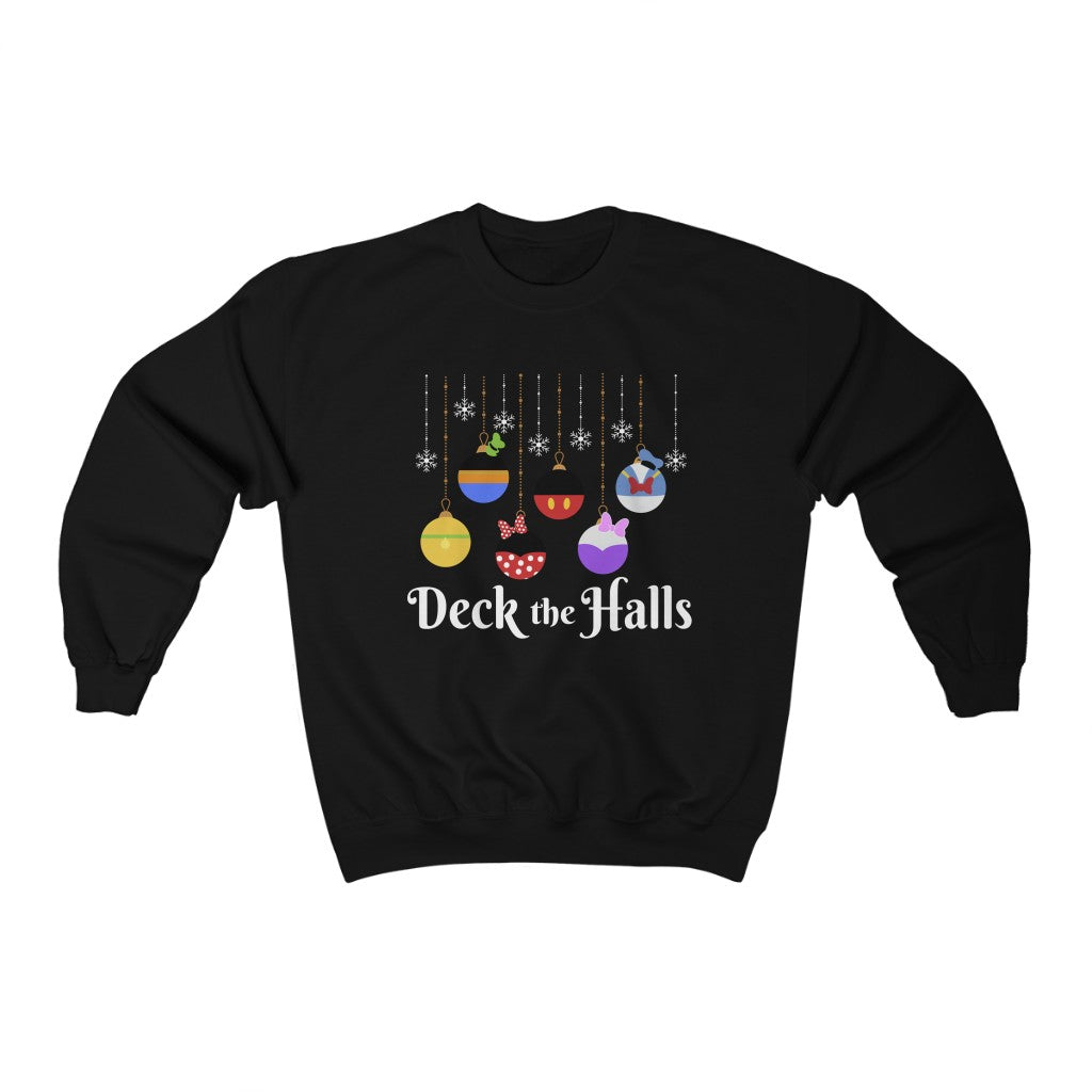 Deck the Halls Magical Characters Edition Christmas Crewneck Sweatshirt