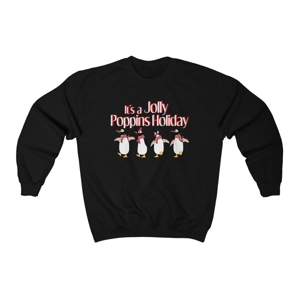 It's Jolly Poppins Holiday Heavy Blend Crewneck Sweatshirt - The Bold Designer