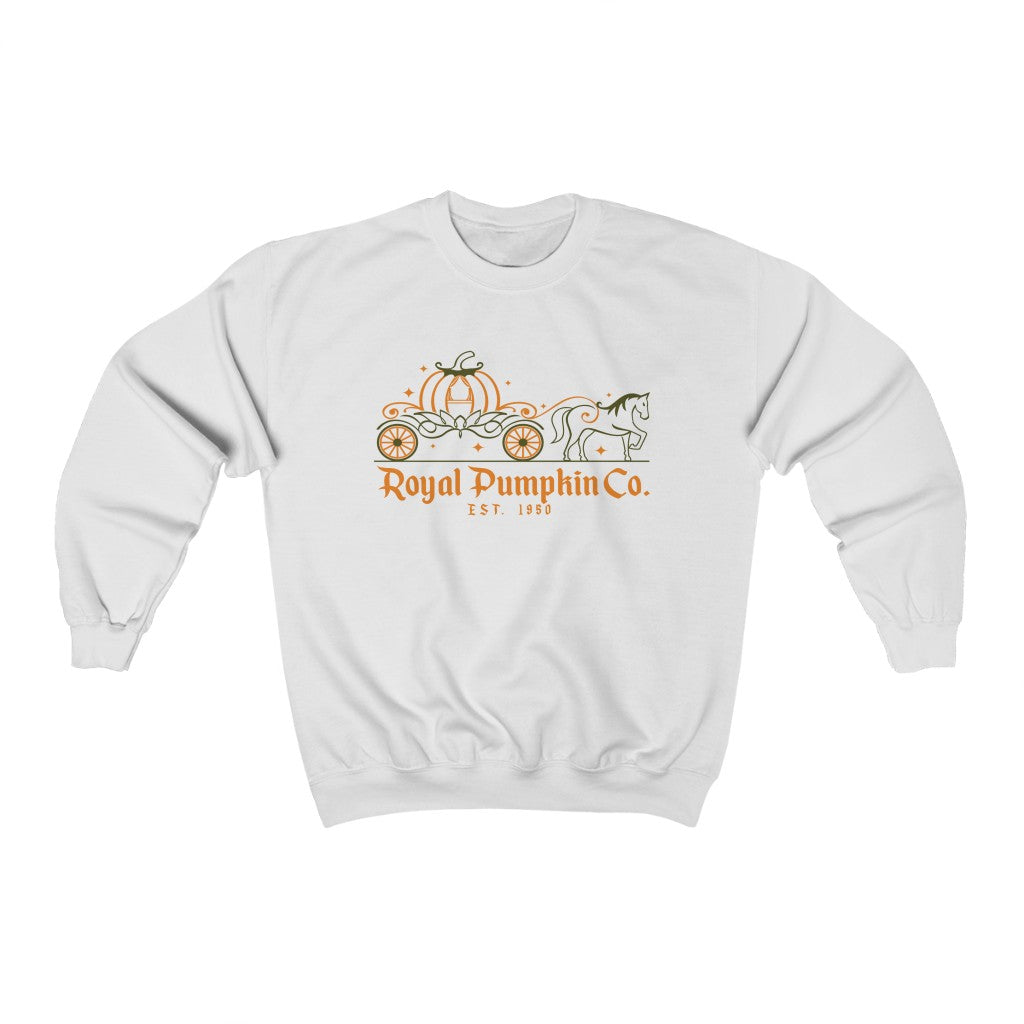 Royal Pumpkin Co Cinderella Fall Heavy Blend™ Crewneck Sweatshirt - The Bold Designer