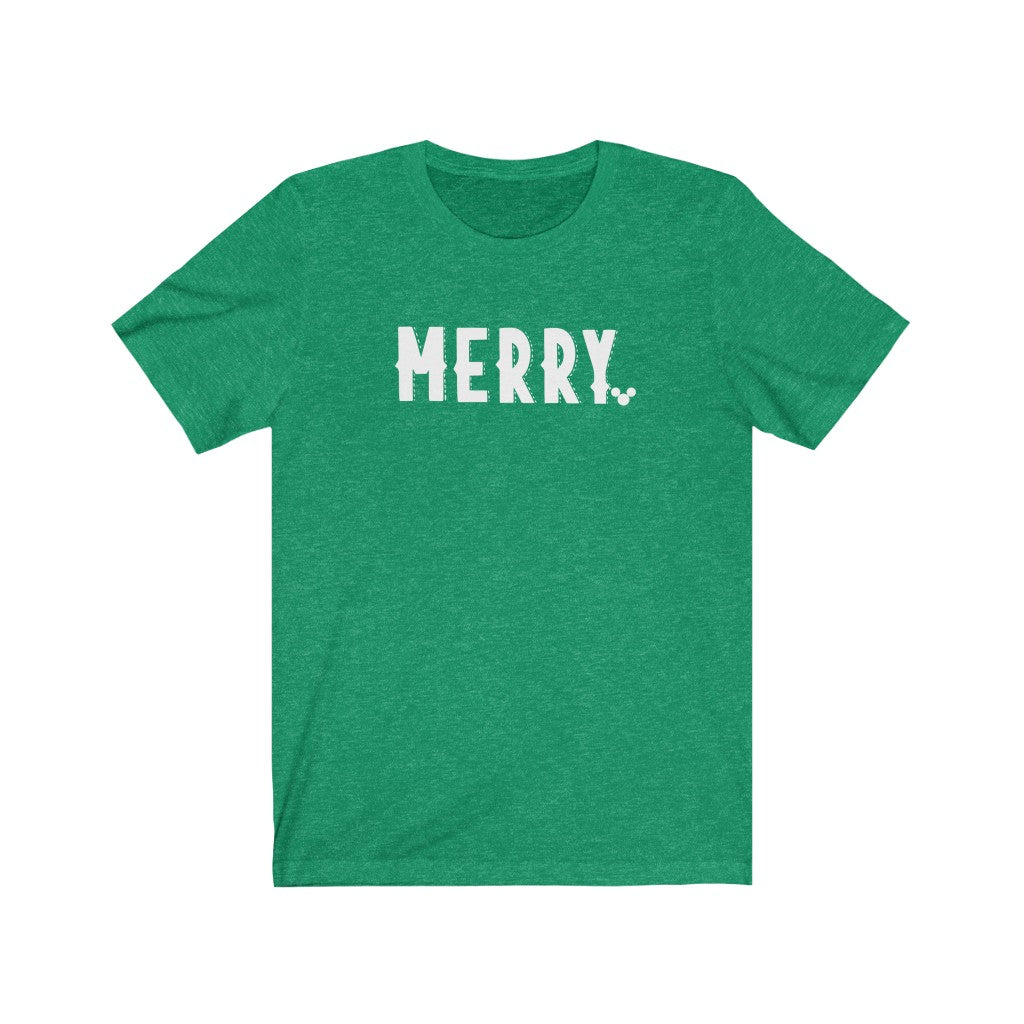 WHITE MERRY Christmas Shirt