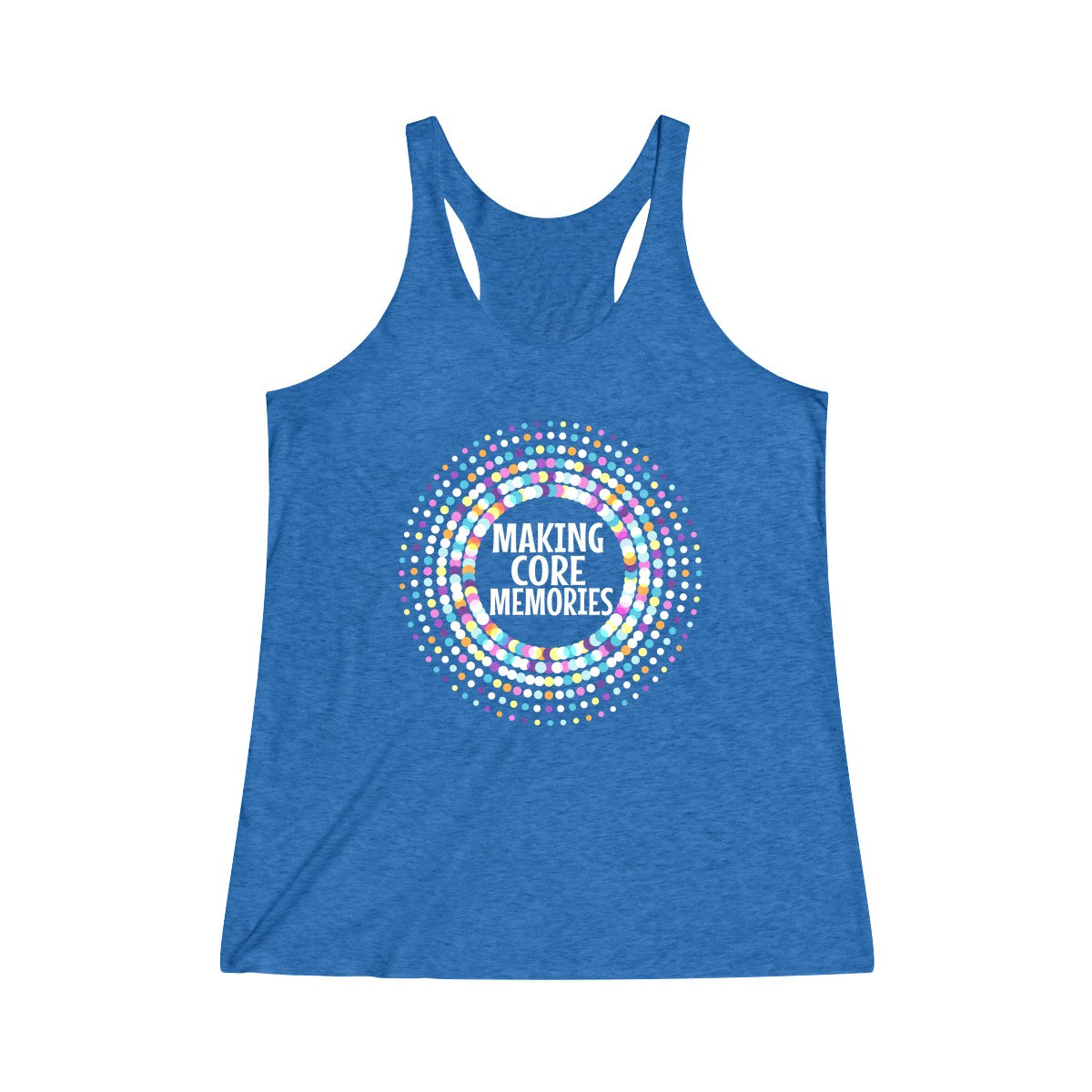 Making Core Memories Tri-Blend Racerback Tank
