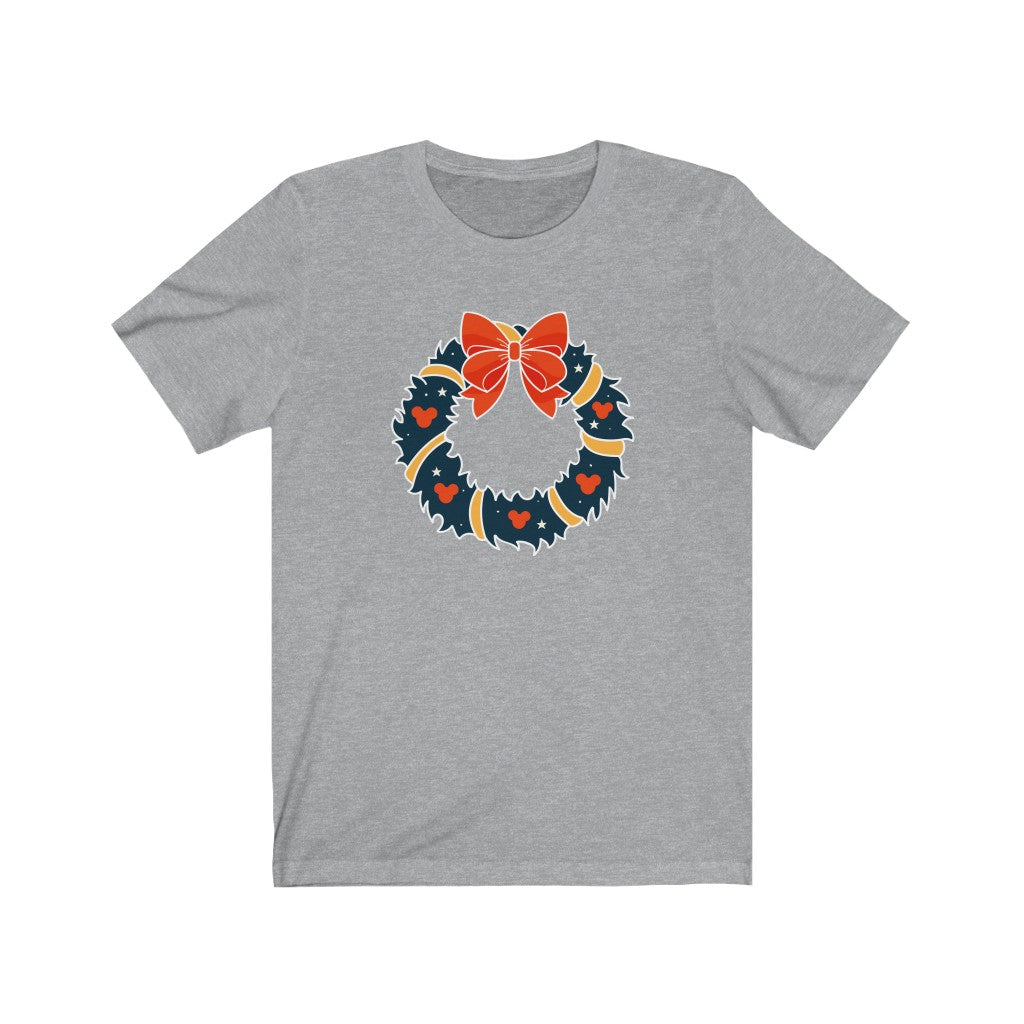 Mickey Christmas Wreath Shirt - The Bold Designer