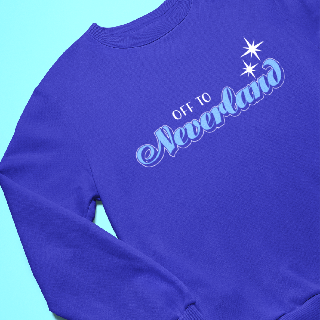 Off to Neverland Heavy Blend™ Crewneck Sweatshirt - The Bold Designer