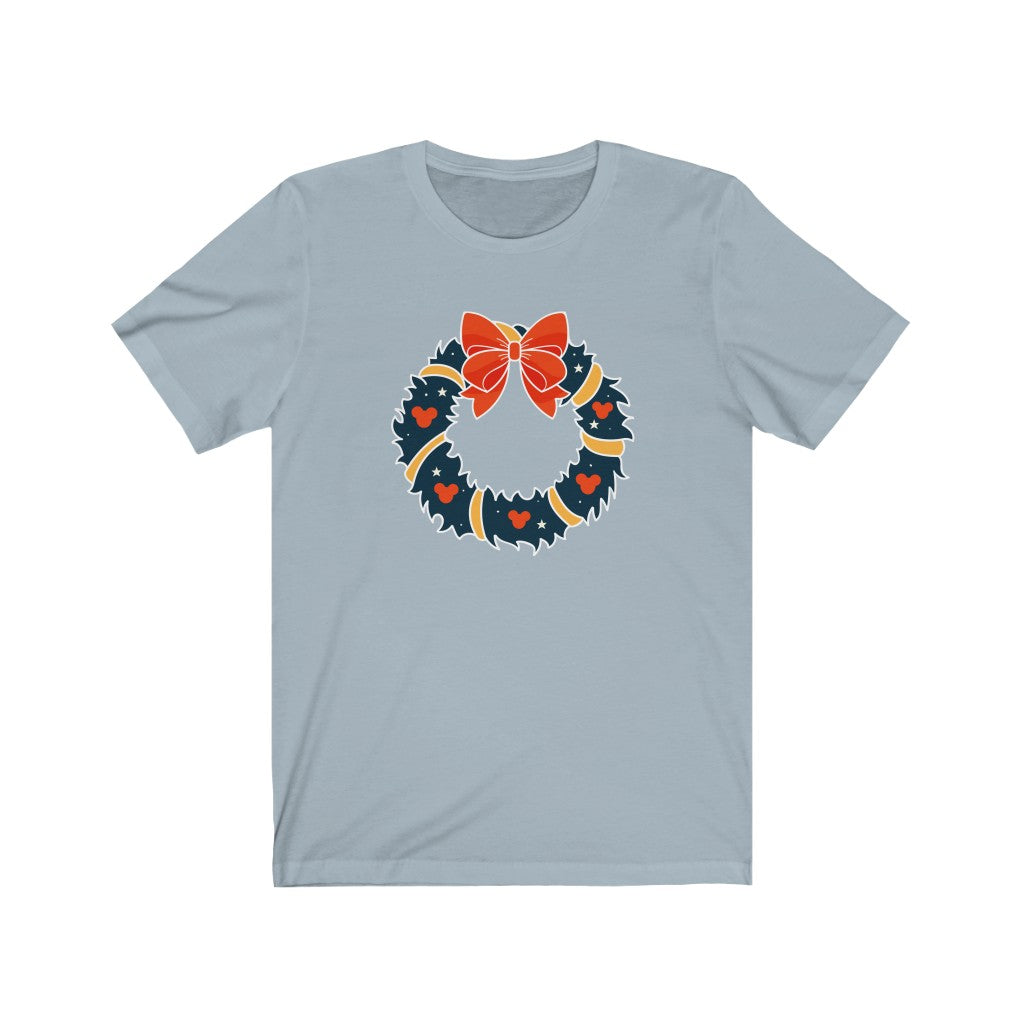 Mickey Christmas Wreath Shirt - The Bold Designer