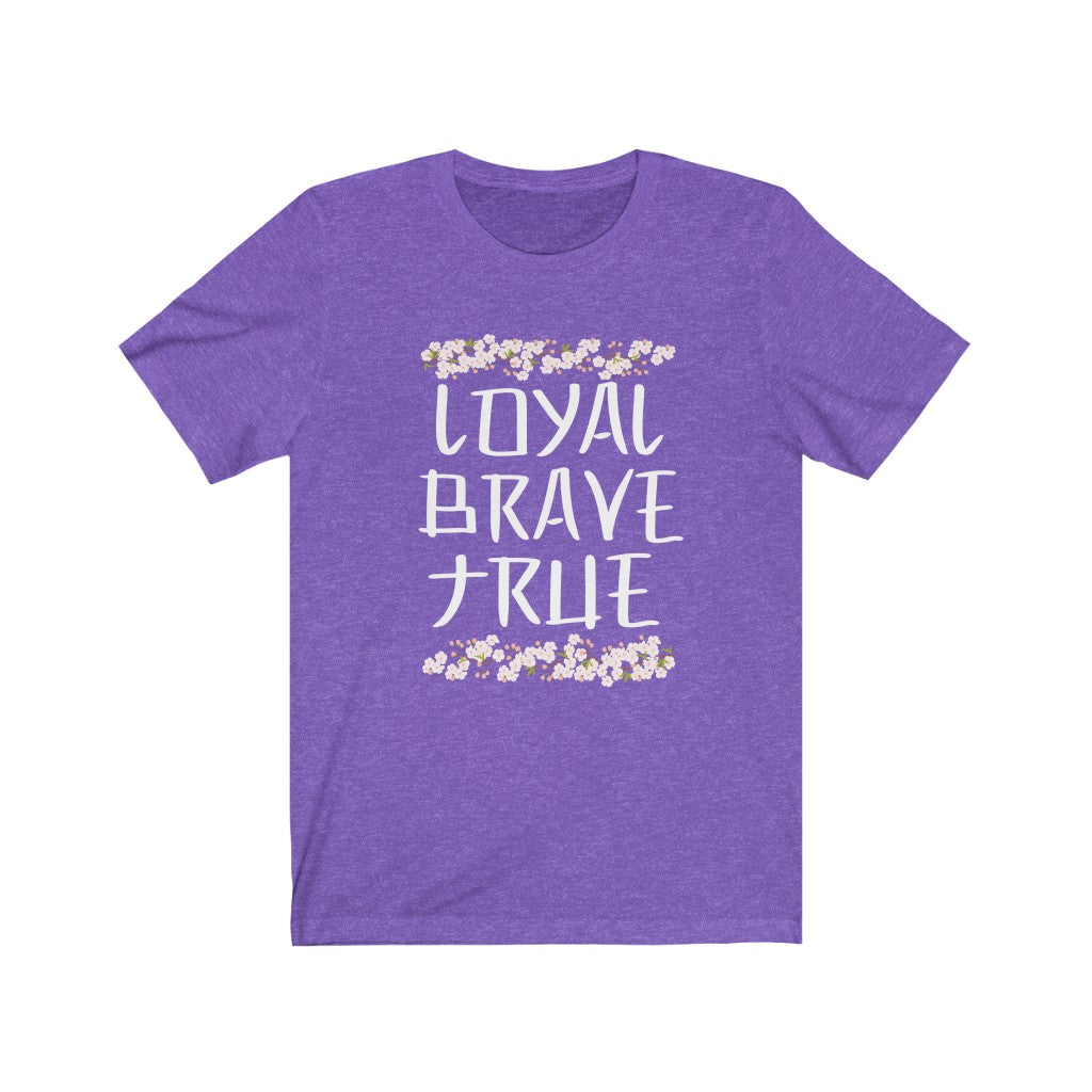 Mulan, Loyal Brave True Flowers Shirt