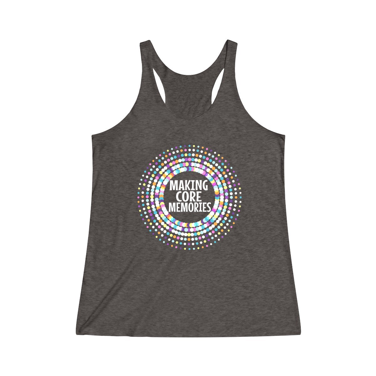 Making Core Memories Tri-Blend Racerback Tank