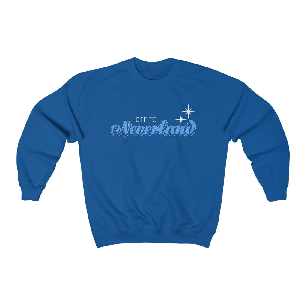 Off to Neverland Heavy Blend™ Crewneck Sweatshirt - The Bold Designer
