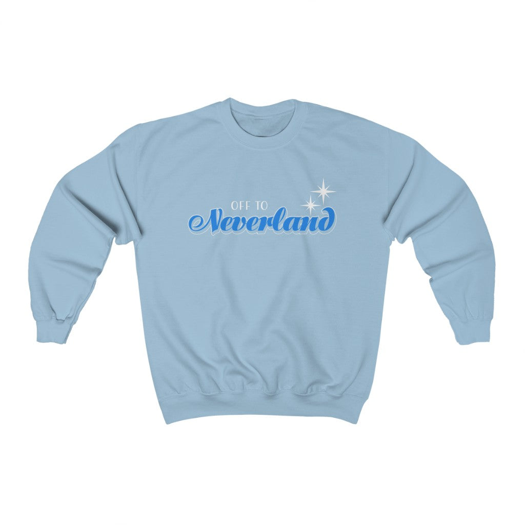 Off to Neverland Heavy Blend™ Crewneck Sweatshirt - The Bold Designer