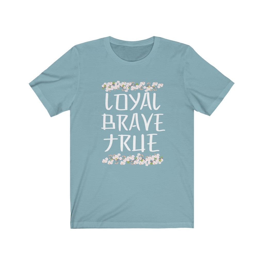 Mulan, Loyal Brave True Flowers Shirt