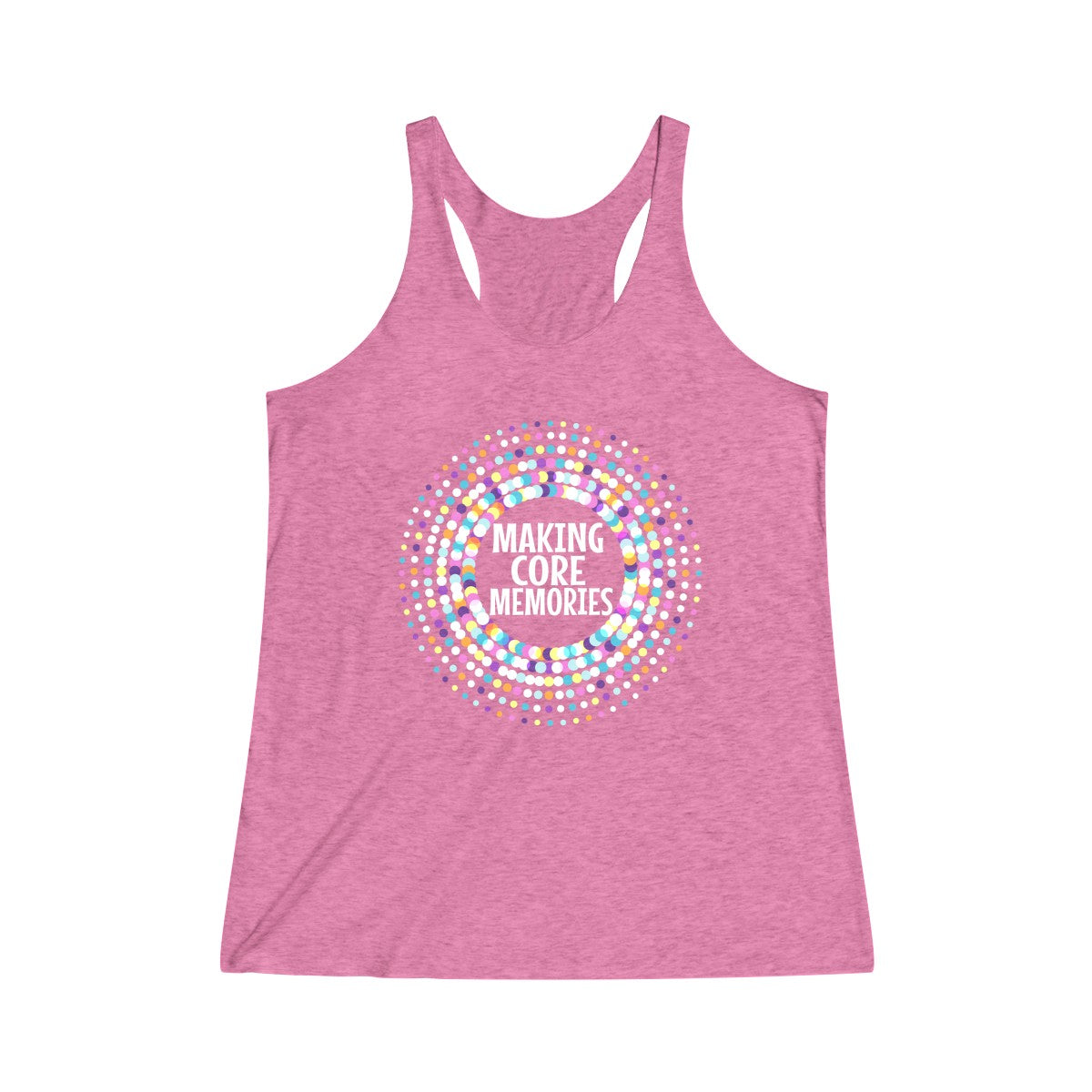 Making Core Memories Tri-Blend Racerback Tank