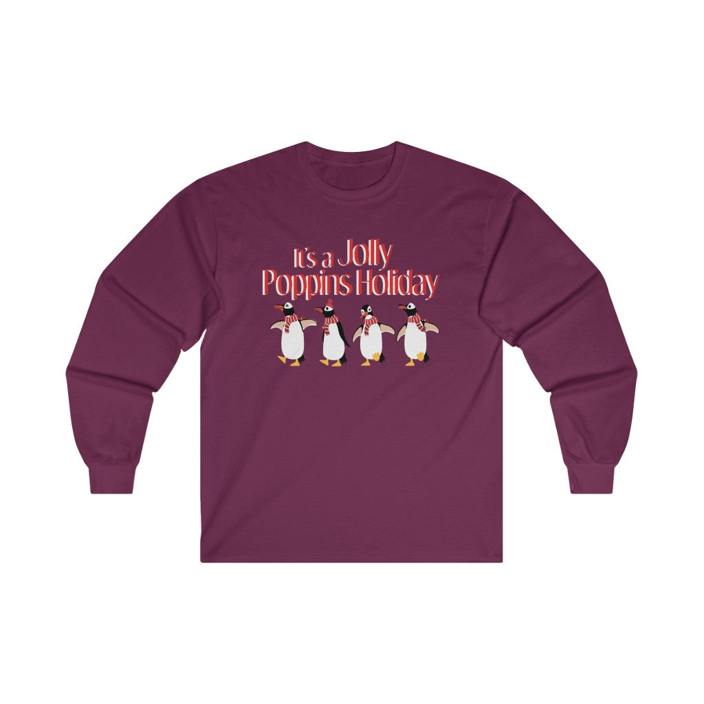 It's a Jolly Poppins Holiday Christmas Long Sleeve Shirt