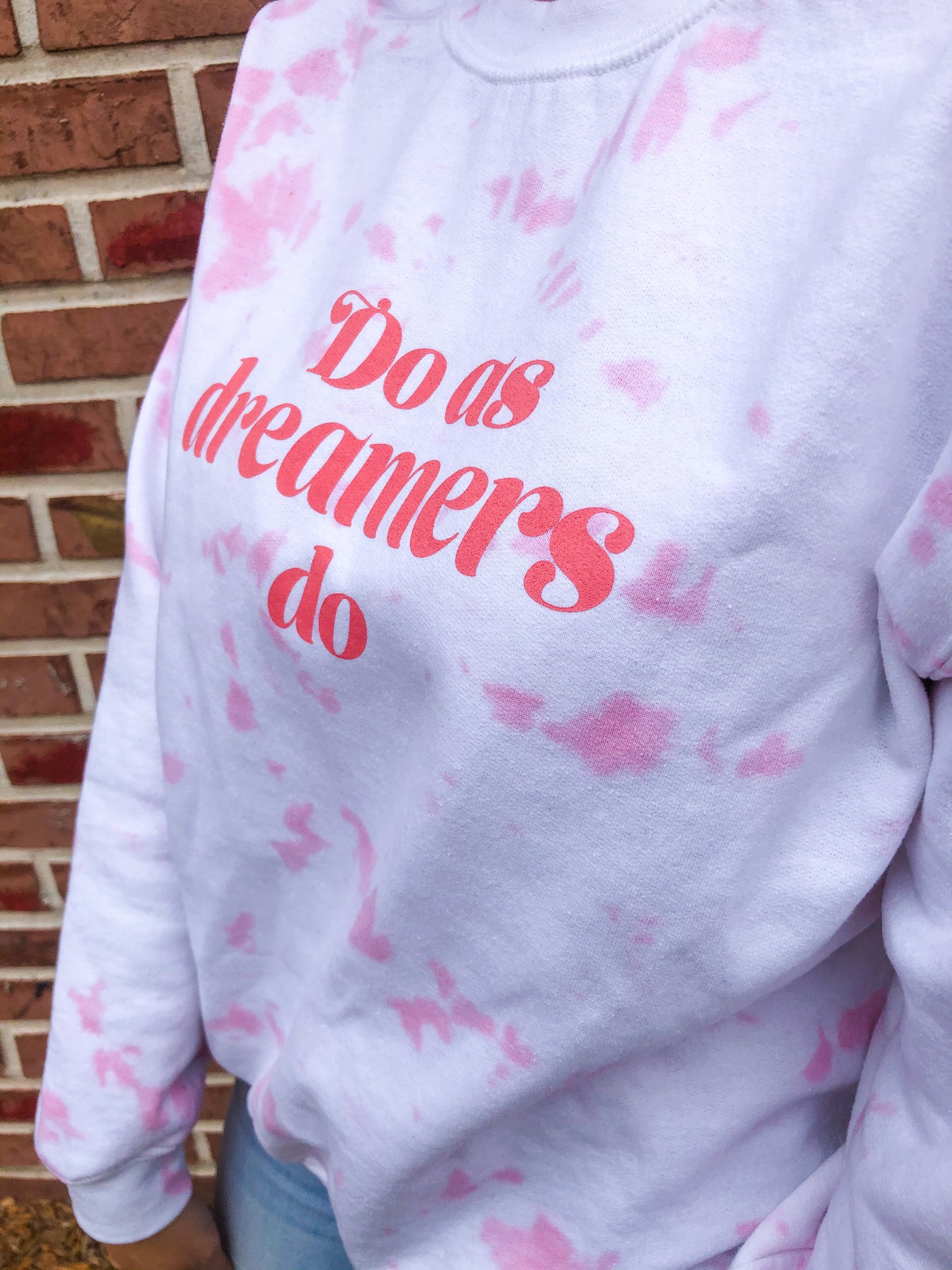 Do as Dreamers Do Tie Dye Heavy Blend Crewneck Sweatshirt