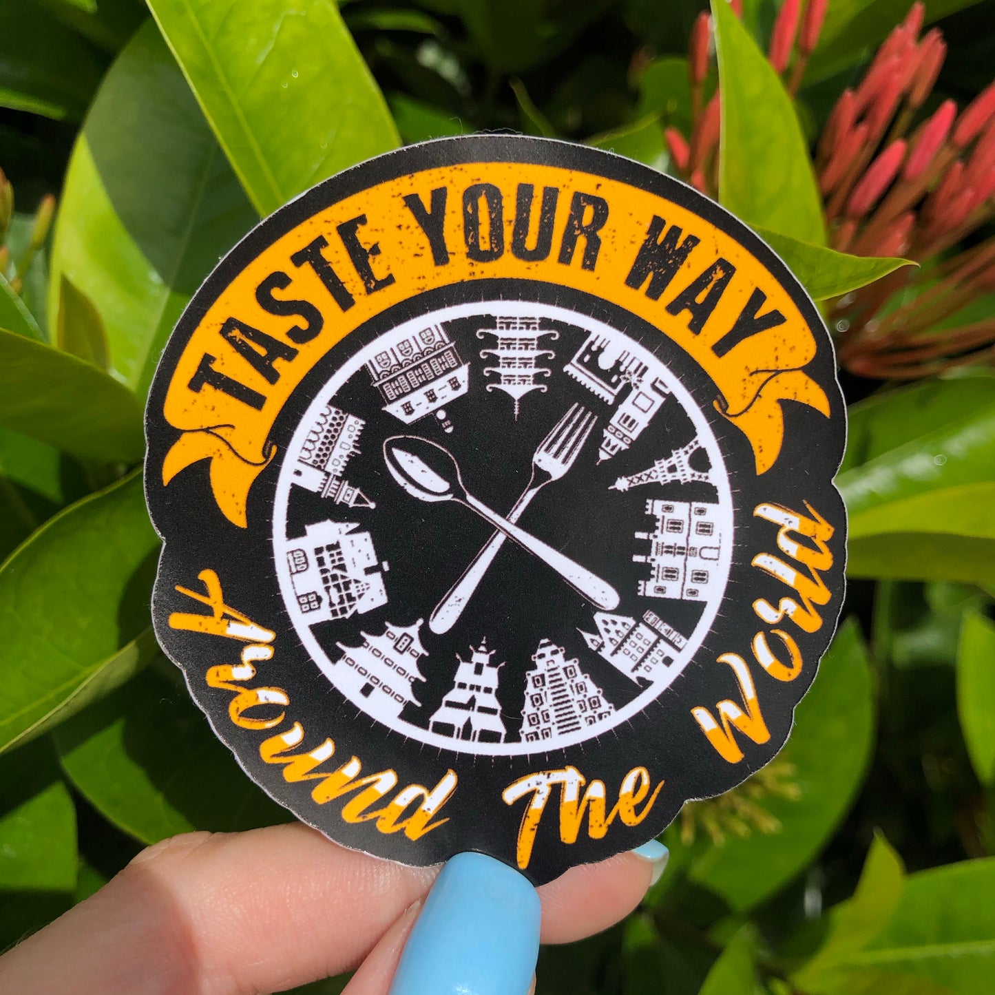 Taste your Way Around the World Epcot Sticker
