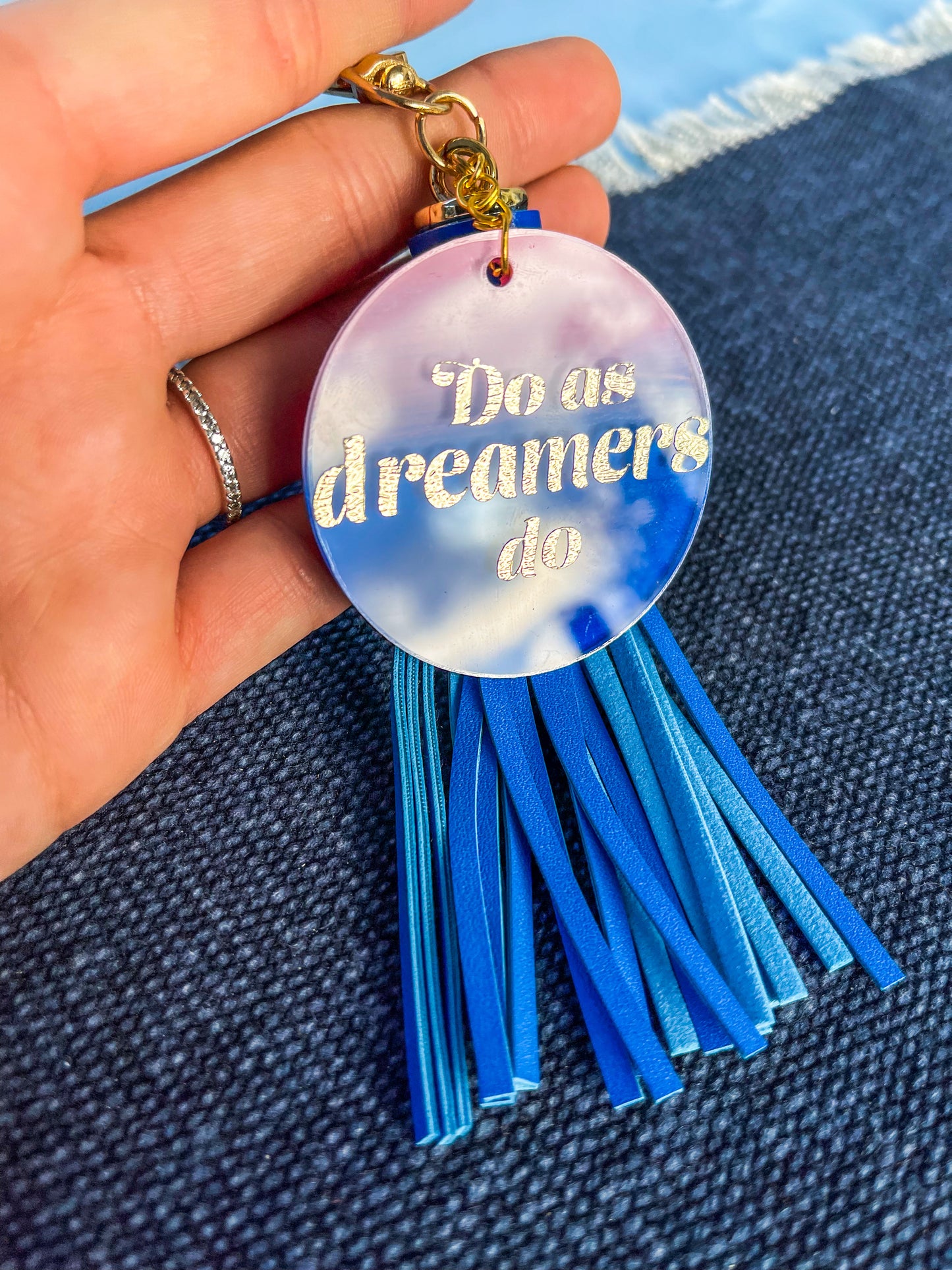 Do as Dreamers Do Keychain