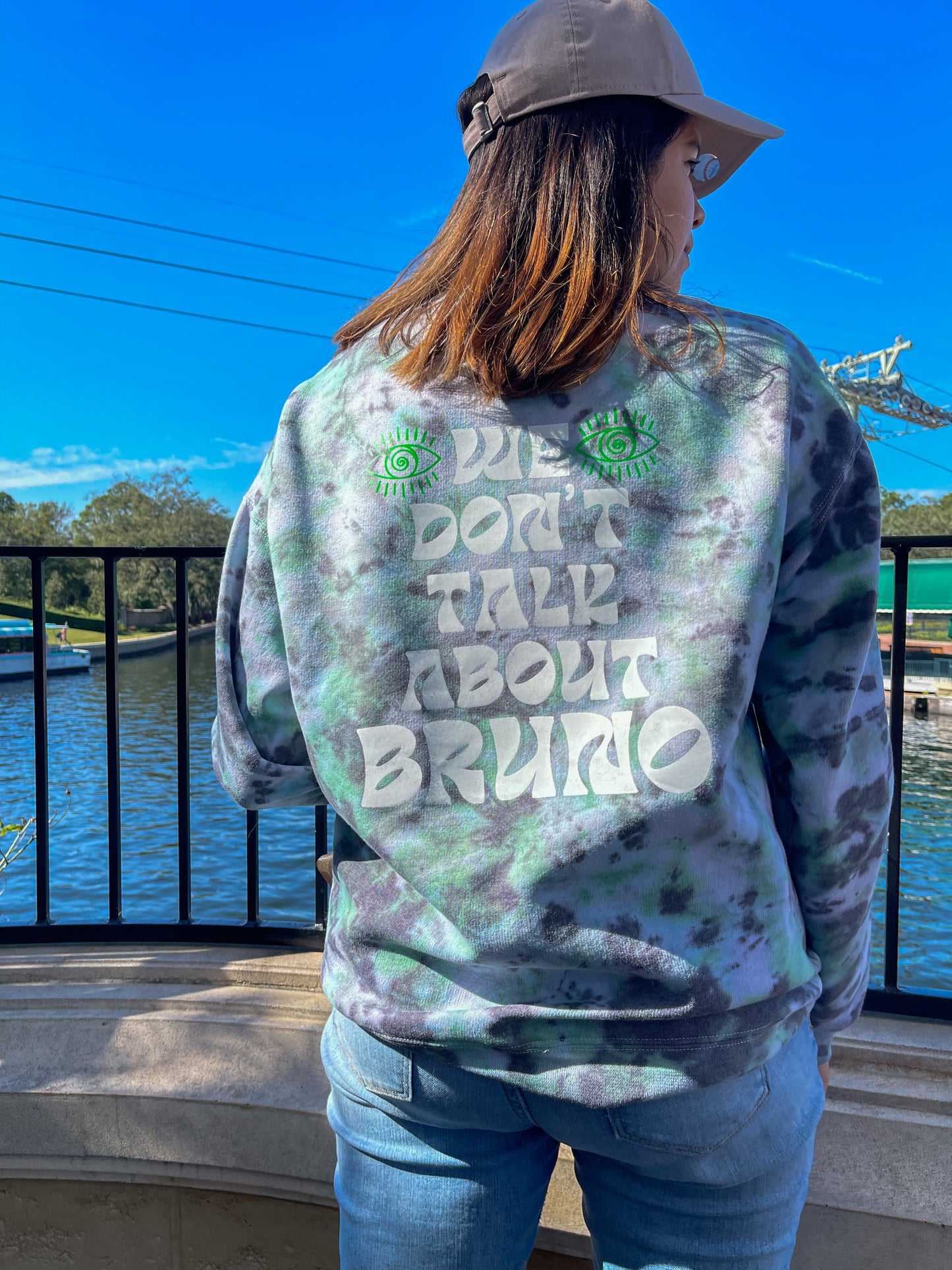 We Don’t Talk About Bruno Tie Dye Heavy Blend Crewneck Sweatshirt