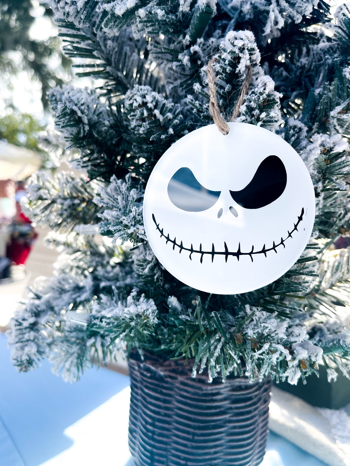 Jack Skellington Christmas Acrylic Hand Painted Ornament