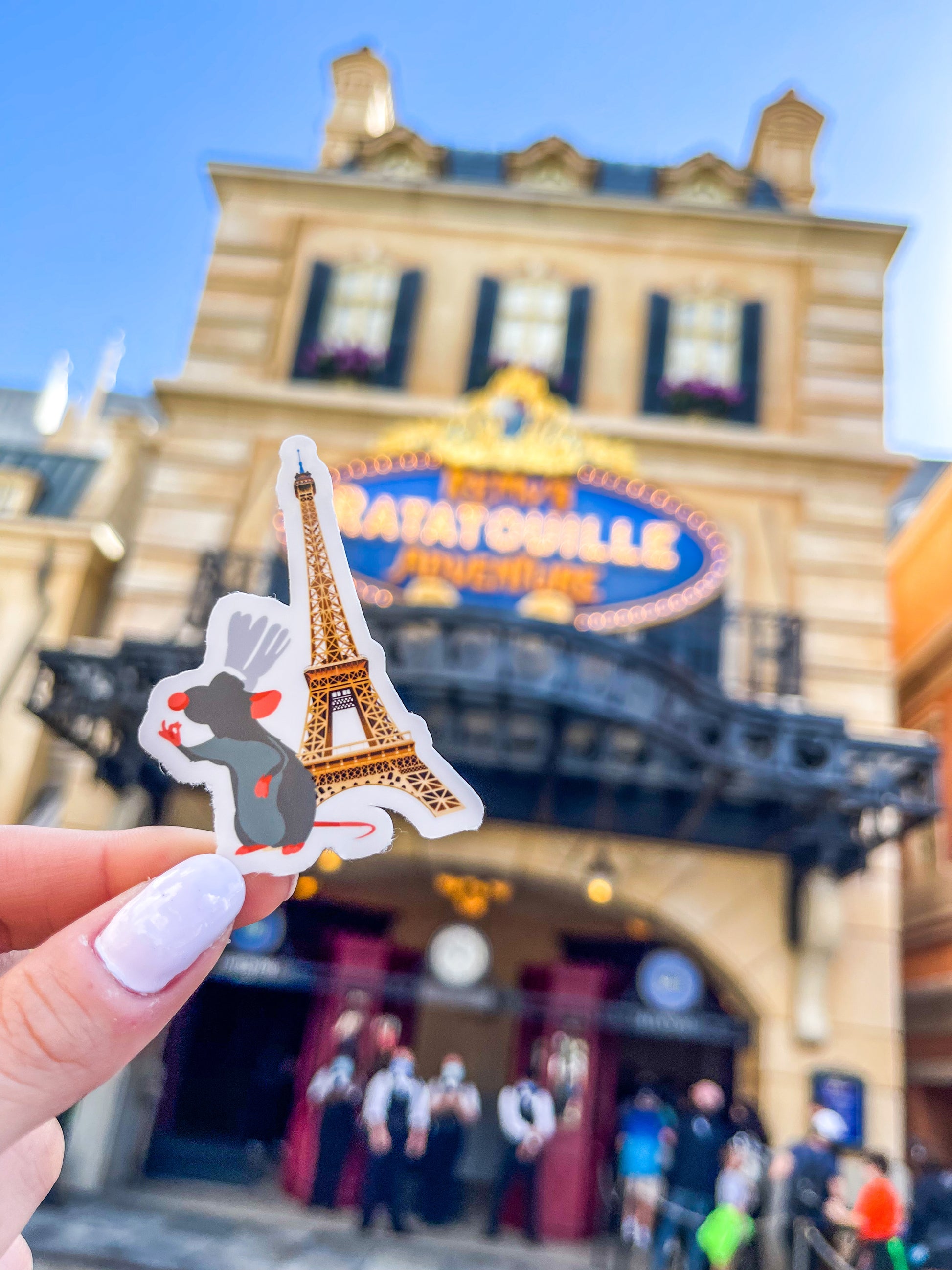 Remy in Paris Ratatouille Sticker - The Bold Designer