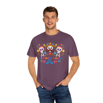 Un Poco Loco Coco Unisex Garment-Dyed T-shirt 