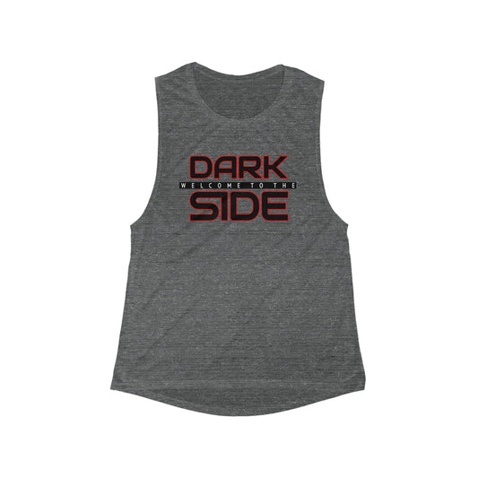 Welcome to the Dark Side Star Wars Inspired Women's Flowy Muscle Tank Top
