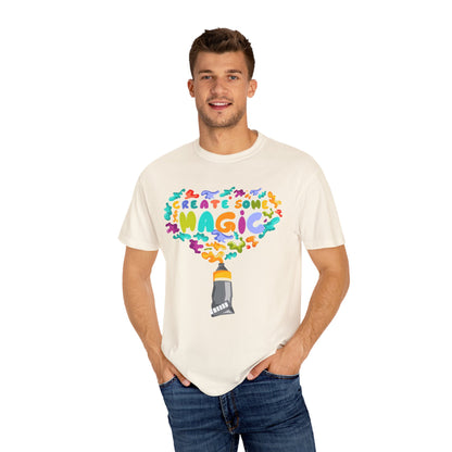 Create Some Magic Festival of the Arts Epcot Unisex Garment-Dyed T-shirt - The Bold Designer