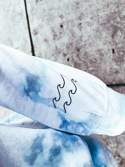 We Dream In Colors Borrowed From The Sea Tie Dye Sweatshirt 